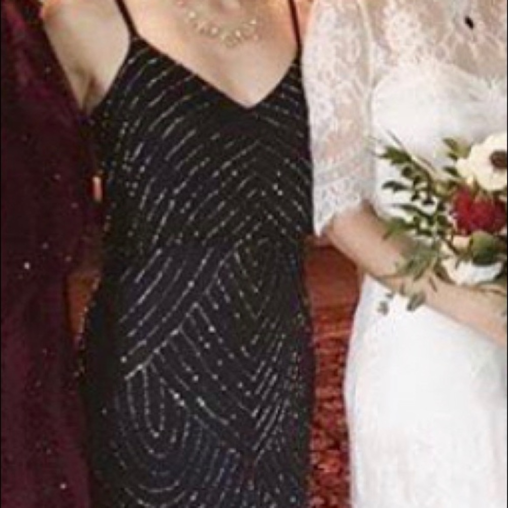 Adrianna Papell Sequined Blouson Dress